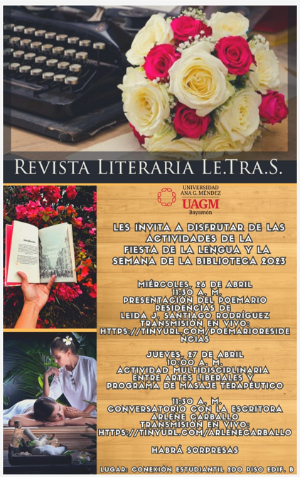 portado de la revista Letras