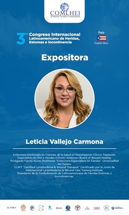 cartel de la expositora Dra. Leticia Vallejo Carmona