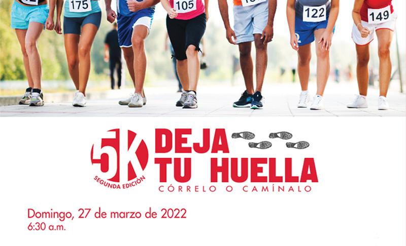 corredores con logo de 5K Deja tu huella